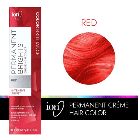Ion Color Brilliance Permanent Brights Creme Hair Color Red