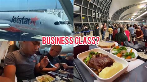 My Jetstar Business Class Bangkok To Melbourne Youtube