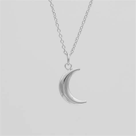 Mini Crescent Moon Necklace Prya