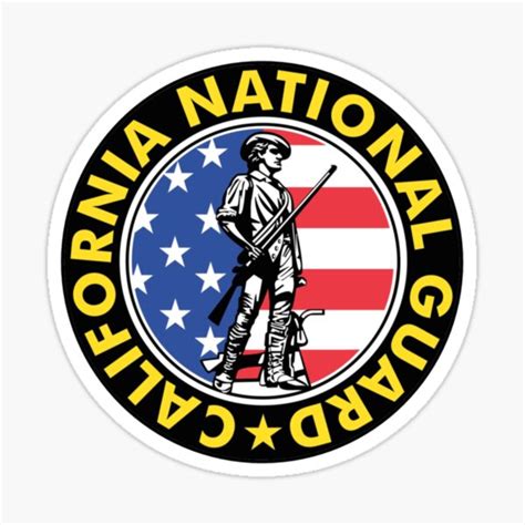 California National Guard Sticker For Sale By Duckduckjeep Redbubble