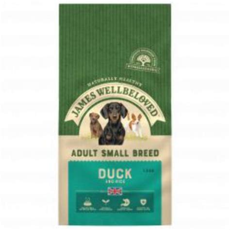 James Wellbeloved Dry Dog Food Adult Small Breed Duck And Rice 15kg