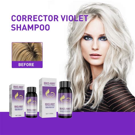 Brass Away Corrector Violet Shampoo Purple Shampoo For Blonde Hair