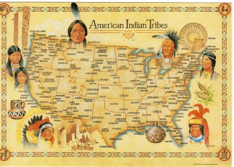 Usa American Indian Tribes Map Flickr Photo Sharing Native