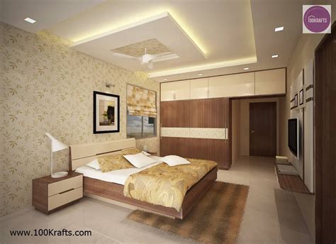 There are many types of ceilings regular ceilings, there are some primary bedrooms with spectacular. Master bedroom with sliding wardrobes | Bedroom false ...