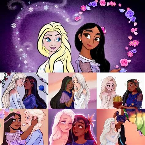Elsa X Isabella Ship 💖🤍🧡💜 ️🌷 In 2022 Disney Disney Ships Anime