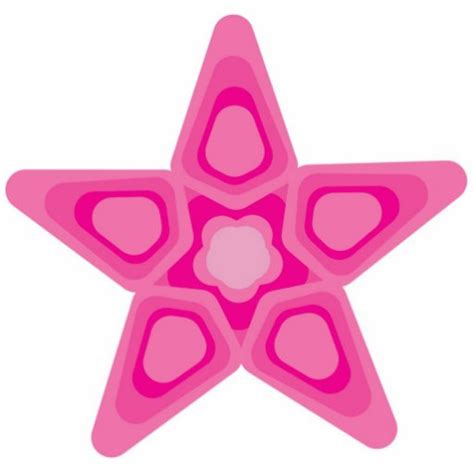 Pretty Pink Star Hanging Ornament Cut Out Zazzle