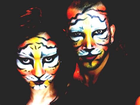 Tigers Nyx Tigers Face Paint Carnival Halloween Painting