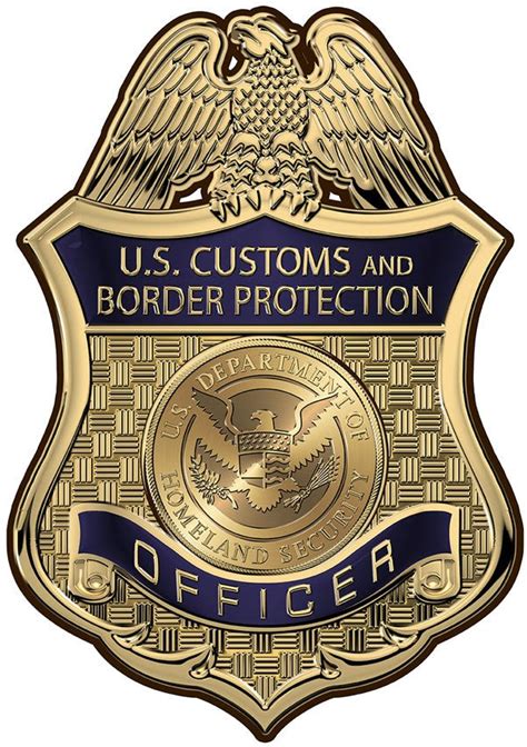 Us Customs And Border Protection Agent All Metal Sign Made In America