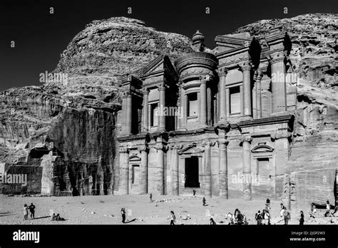 The Exterior Of The Monastery ‘al Deir Petra Jordan Stock Photo Alamy