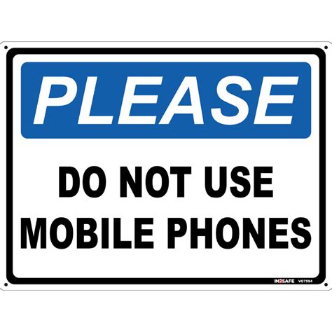 Please Do Not Use Mobile Phones General Signs Astrolift