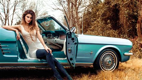 Sitting On Classic Cars Hot Sex Picture