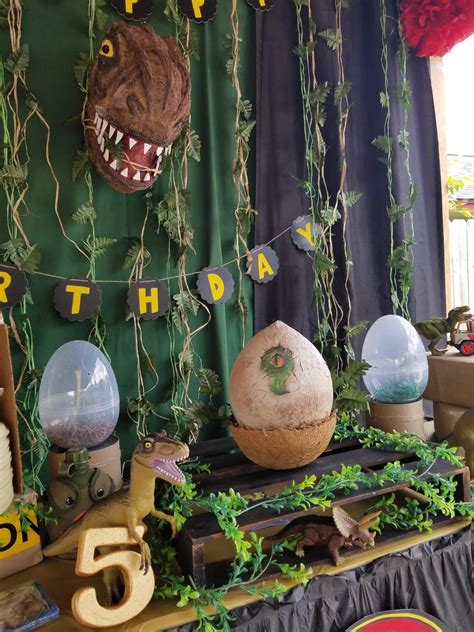 Jurassic Park Birthday Party Ideas Photo 21 Of 29 Catch My Party