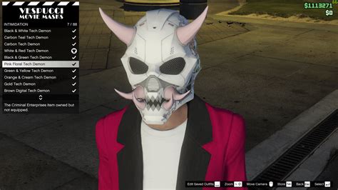 my friend has all the tech demon masks unlocked and equippable on pc none of us own any next