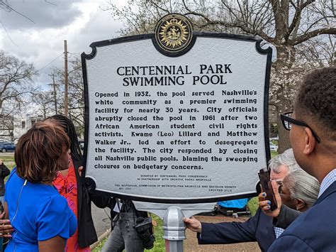 Hidden History Of Nashvilles Segregated Pools Gets Permanent Reminder With New Centennial Park