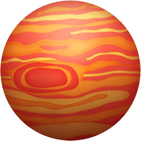 Jupiter Clipart Png Download Easy To Draw Jupiter With Color