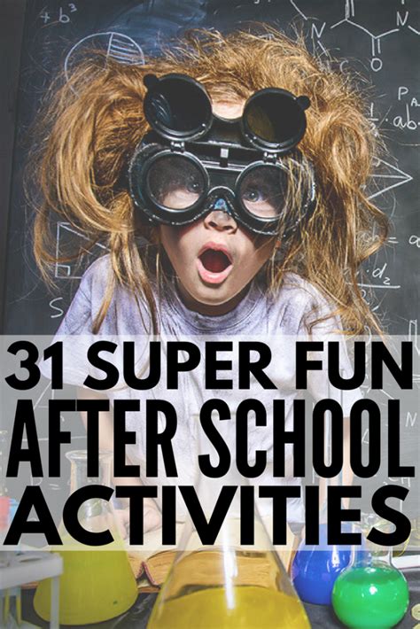 What To Do After School 31 After School Activities For Kids