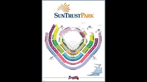 Atlanta Braves Suntrust Park Map Seating Chart Gates And Entrances