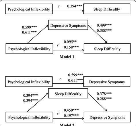 The Models For Psychological Inflexibility Depressive Symp‑ Toms And Download Scientific