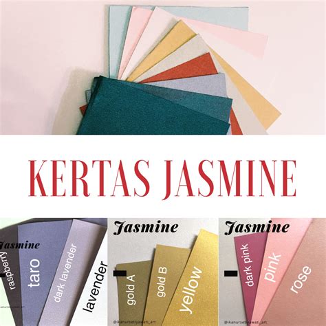 Banyak sekali jenis warna dalam kehidupan ini. Kertas Jasmine Warna Gelap (17 pilihan warna) per Plano ...
