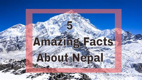 5 Amazing Facts About Nepal 2017 Youtube