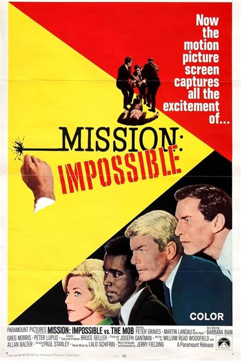 Mission Impossible Vs The Mob 1969 — The Movie Database Tmdb