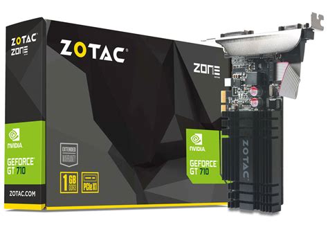 Zotac Geforce Gt 710 Zone Edition 1gb Ddr3 Lp Zotac Nvidia グラフィックボード