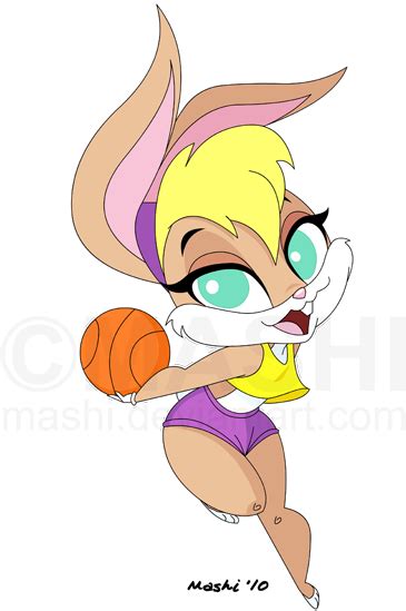download lola bunny by ~mashi on deviantart lola bunny chibi png image with no background
