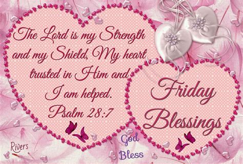 Friday Blessings Psalm 287 Happy Friday Morning Good Morning Sister