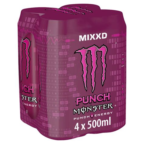 Monster Energy Mixxd Punch Drink Blik 4 X 500 Ml Carrefour Site