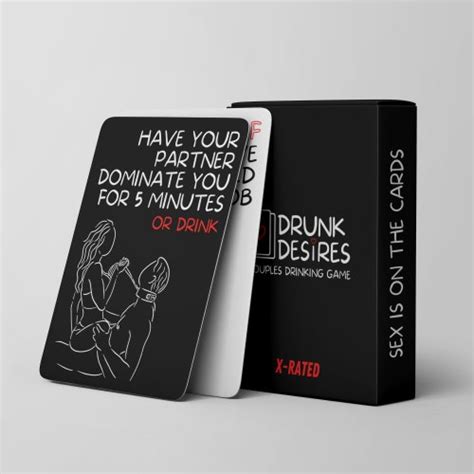 Drunk Desires Couples Drinking Card Game Valentines Day T Etsy