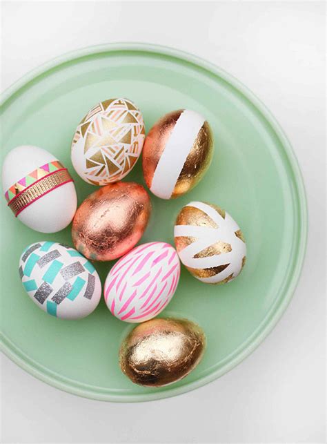 Incredibly Chic Gold Easter Eggs B Lovely Events