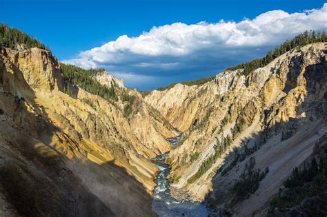 River In Yellowstone National Park Hd Wallpaper Background Image