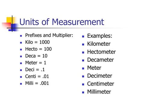 Ppt The Metric System Measuring Length Powerpoint Presentation Id