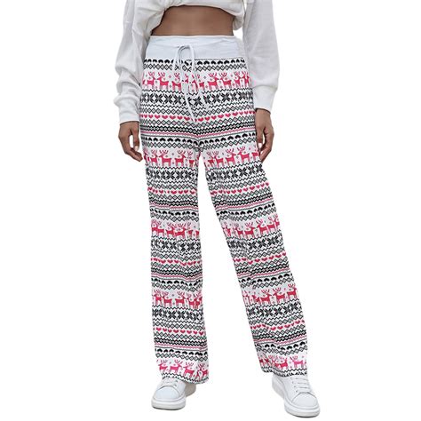 Velocity Christmas Plush Pajama Pants Soft Fuzzy Pajama Bottoms For