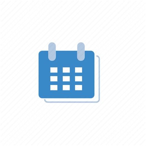Blue Calendar Date Marketing Icon