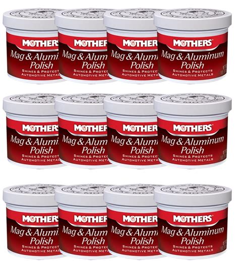 Mothers 05100 12 Mag And Aluminum Polish 5 Oz Pack Of 12