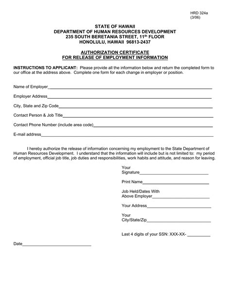 Form Hrd324a Fill Out Sign Online And Download Fillable Pdf Hawaii