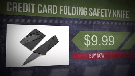 Credit Card Folding Safety Knife Youtube