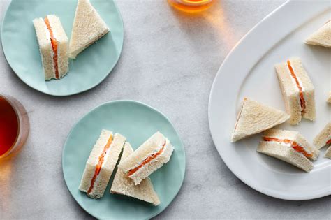 Salmon And Cream Cheese Tea Sandwiches Recipe