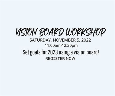 Vision Board Workshop Jeffery Manor Library Chicago November 5 2022