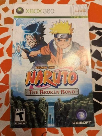 Naruto Broken Bond Manual Only Xbox 360