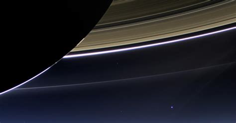 Nasas Cassini Beams Back Stunning Pictures Of Saturn Earth Cbs News
