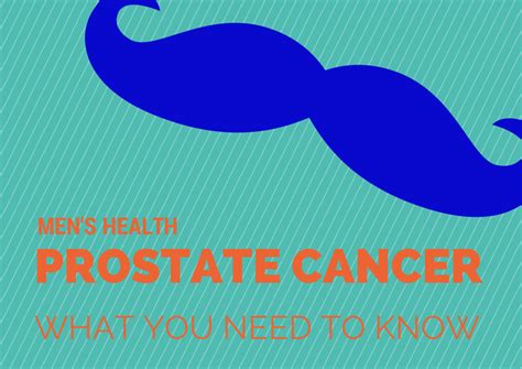 Infographic What You Need To Know About Prostate Cancer Health Enews