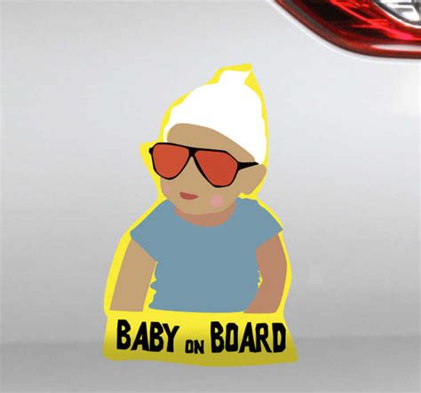 Hangover Baby On Board Car Sticker Tenstickers