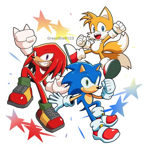 Team Sonic By Greenshell123 On Newgrounds