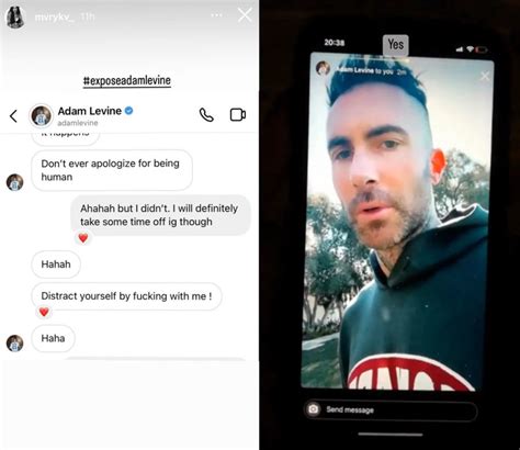 Adam Levine Allegedly Sent Ig Model Maryka ‘naked Selfie While They
