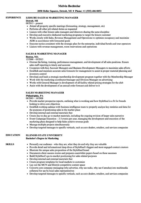 Write an engaging manager resume using indeed's library of free resume examples and templates. Sample Cv Sales And Marketing Manager - Marketing Manager ...