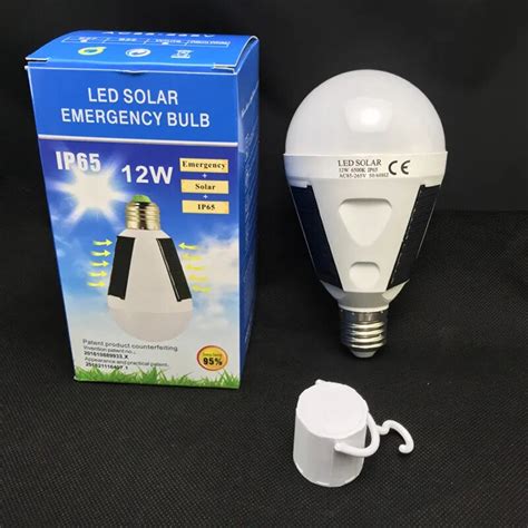 Yiyang Rechargeable Led Bulb E27 Led Solar Lamp 7w 12w 85v 265v 2 In 1