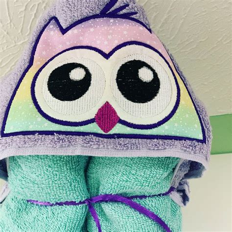 Owl Hooded Towel In 2021 Hooded Towel Towel Hoods
