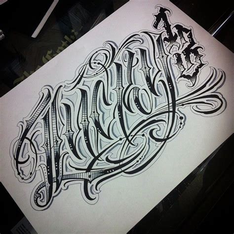 Drawing Tattoo Chicano Ink Trendy Ideas Graffiti Lettering Fonts My Xxx Hot Girl